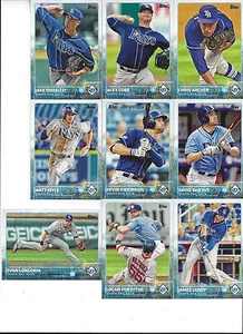 2015 Topps 1 2 Update Tampa Bay Rays Team Set Loney Mahtook Evan Longoria 30 - Picture 1 of 3