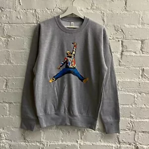 Biggie X Jordan Grey Sweatshirt by Actual Fact - Picture 1 of 3