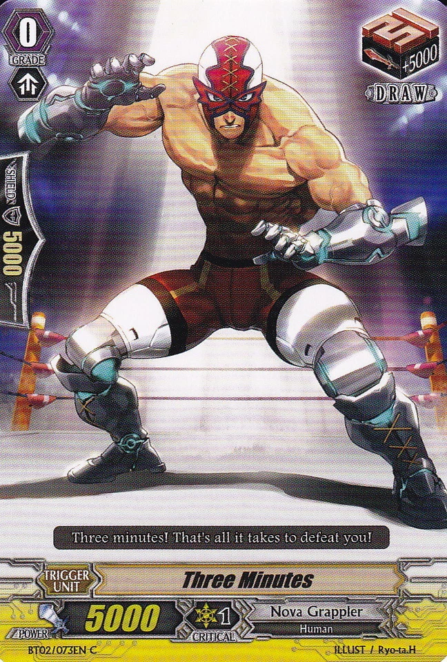 4 x Three Minutes - BT02/073EN - C Near Mint / Mint, English - Image 1 of 1