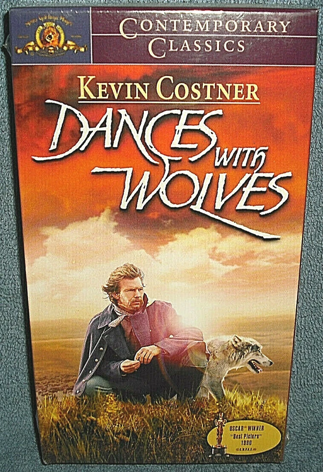 DANCES WITH WOLVES - VHS - 1999 - KEVIN COSTNER - BRAND NEW SEALED - Image 1 of 4