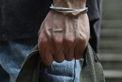 Herren Armreif Armspange Armband offen, Unisex, versilbert gedreht - Bild 1 von 4