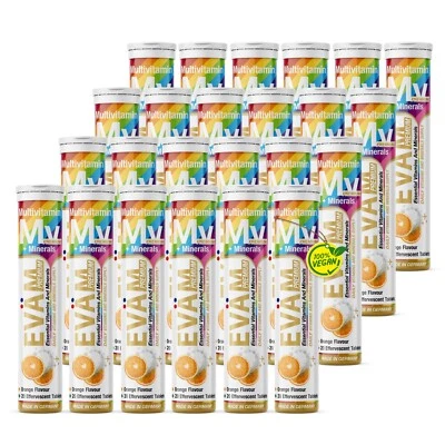 EVÄM Multivitamin Mineral Brausetabletten 10 Vitaminen +5 Mineralien - Bild 1 von 3
