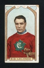 1911 C55 42 EDOUARD CYRILLE NEWSY LALONDE FIRST MONTREAL CANADIEN EVER KEY CARD 