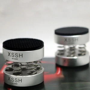 4er/set Gerätefüße Gefedert- Absorber Plattenspieler Damping Feet Turntable Alu - Bild 1 von 5