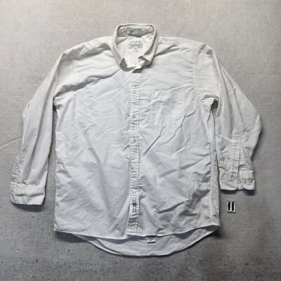 Camisa de vestir ENRO blanca lisa clásica con botones manga larga adulto hombre 16,5 32-33 Foto 1 de 4