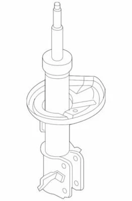 Puntal de suspensión delantera del lado del conductor genuino GM 2004-11 Chevrolet Pontiac 96980824 Foto 1 de 2