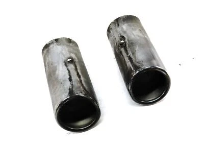2015 AUDI A3 (8V) 2.0L TURBO LEFT & RIGHT MUFFLER EXHAUST TIP SET 2 (SILVER) - Image 1 of 4