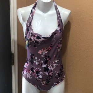 Skatie NWT floral halter swimsuit - Picture 1 of 6