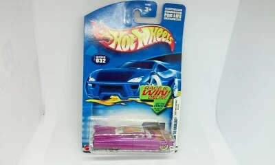 De colección Hot Wheels 2002 Custom 59 Cadillac púrpura primeras ediciones #32 Mattel Foto 1 de 4