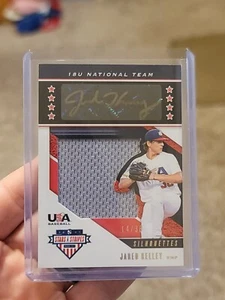 🔥Jared Kelley 2019 Stars And Stripes Silhouettes Black Gold Jersey Auto /38 SP - Picture 1 of 7