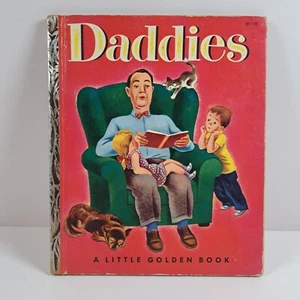 Vintage Little Golden Book DADDIES by Janet Frank c1953 A Copy 1st Edition - Imagen 1 de 10
