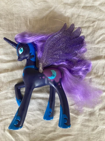 8" My Little Pony G4 Princess Luna Nightmare Moon, talking light-up-works fine Cover