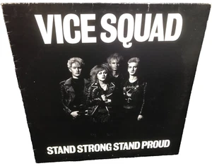 VICE SQUAD stand strong stand proud 82 UK RIOT CITY/EMI VINYL LP no inner sleeve - Picture 1 of 4