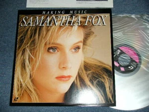 SAMANTHA FOX Japan 1987 35P6-9034 NM LaserDisc MAKING MUSIC - Picture 1 of 7