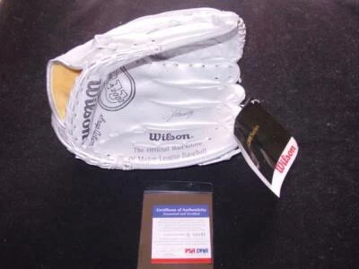 Signed JOHN SMOLTZ : Silver Wilson A200 Baseball Glove - Autographed PSA/DNA - Image 1 of 4