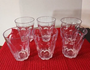 Vintage Libbey Gibraltar Water/Tea Acrylic Glasses, 6 (16oz) Clear. 5" Tall - Picture 1 of 8