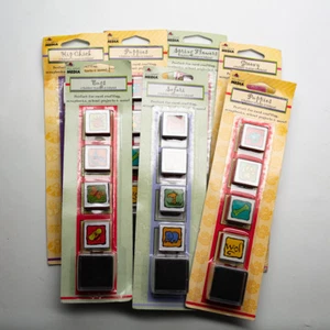 Lote de estampillas de goma vintage para medios de comunicación toda la noche cadera cachorros insectos geniales flores - Imagen 1 de 10