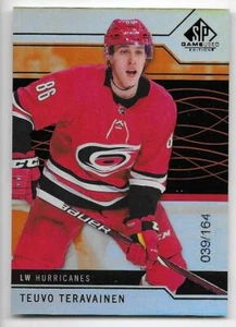 18/19 SP GAME USED ORANGE RAINBOW PARALLEL #21 Teuvo Teravainen #39/164 - Picture 1 of 1