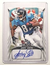 Jimmy Smith 2023 Leaf Draft Autograph White #BA-JS1 Auto & 1997 Metal #86 Tigers