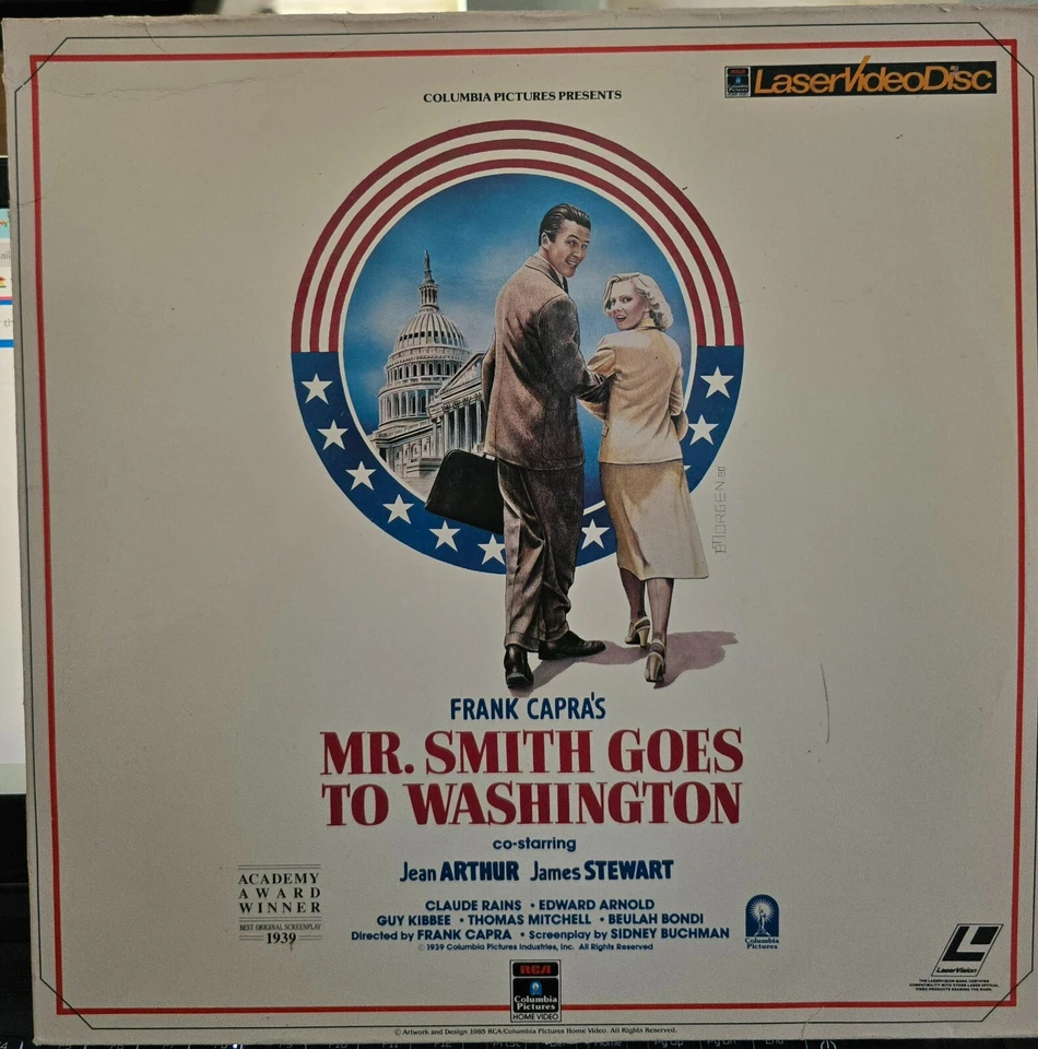 Mr. Smith Goes To Washington (1939) [NTSC/ANA] [30064] - Laserdisc Foto 1 de 1