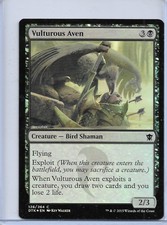 MTG magic 1x Vulturous Aven FOIL (M/NM) Dragons of Tarkir