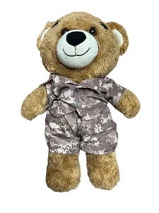 Conjunto militar de felpa de oso de peluche de camuflaje digital Build A Bear de 18" - Imagen 1 de 5