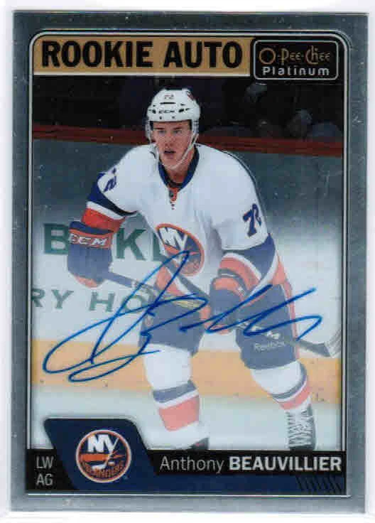 16/17 O-PEE-CHEE PLATINUM HOCKEY ROOKIE RC AUTO CARDS (R-XX) U-Pick From List - Image 1 of 1