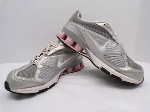 Nike Shox womens gray athletic running shoe sneaker 354707-011 sz 9.5 - Picture 1 of 16