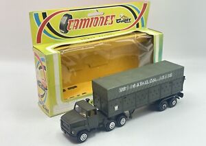 Guiloy 1/66 Military Truck & Trailer Ford - Container - Camiones 1007 - Batallon