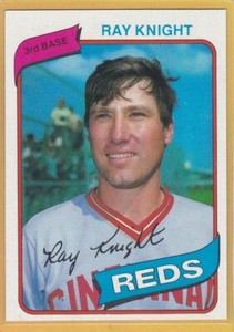 1980 TOPPS BASEBALL RAY KNIGHT #174 REDS NMMT *93826
