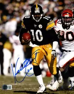 Kordell Stewart Signed Pittsburgh Steelers 8x10 Photo Beckett Wit BAS COA #1 - Picture 1 of 1