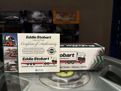 Холодильник Atlas 1:76 Eddie Stobart Collection MAN TGX XXL C/Side Ava rose H6088 как новый в коробке - Изображение 1 из 2