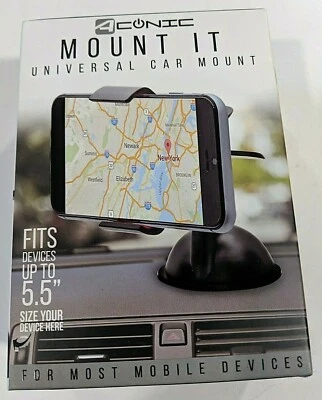 ACONIC  MOUNT IT UNIVERSAL CAR MOUNT Fits devices up to 5.5" LOWER PRICE - Image 1 of 3