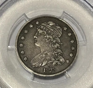 1835 25c Capped Bust Quarter - PCGS VF 35 - Picture 1 of 4