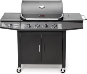 Parrilla de barbacoa de gas de 5 quemadores con quemador lateral | Barbacoa de jardín al aire libre acero inoxidable - Imagen 1 de 12