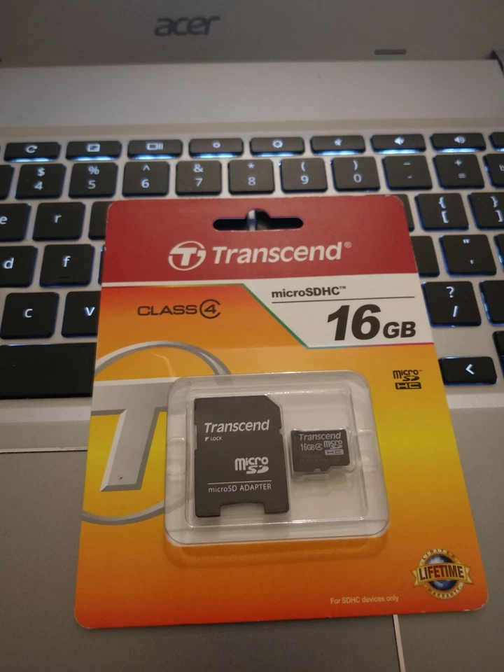 Brand New Sealed Transcend 16GB SDHC Premium Class 4 Memory Card  - Image 1 of 1
