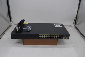 24-portowy przełącznik Cisco WS-C2960-24TC-L - Darmowa wysyłka w Wielkiej Brytanii! - Zdjęcie 1 z 2