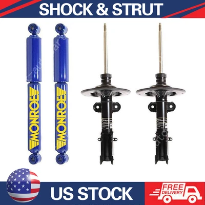 Se adapta a Chrysler Voyager 2001 2002 2003 delantero trasero 4x Monroe amortiguadores puntales Foto 1 de 4