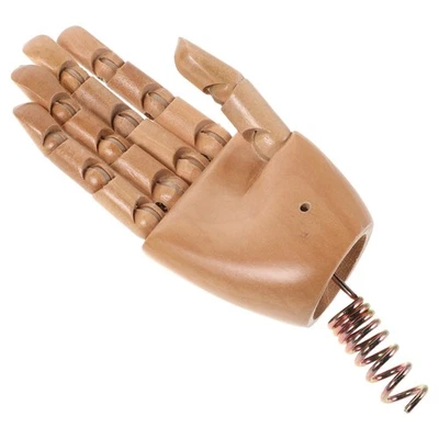  Hölzernes Handmodell, rechte Hand, Kunst-Mannequin-Figur, gegliederte - Bild 1 von 4