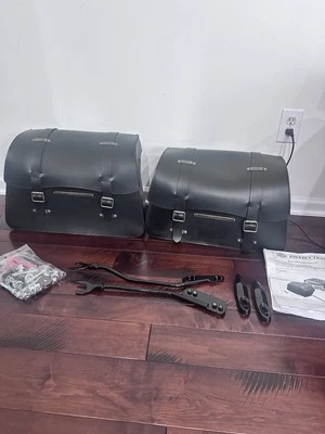 Harley Davidson 软尾皮革鞍袋怀旧可拆卸 2018+ #90201552A — 第 1/4 张图片