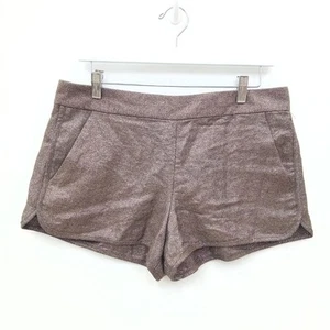 French Connection Hot Pants UK 12 Gold Brown Short Shorts New with Tags FLT10-BR - Picture 1 of 7