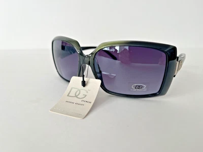 Gafas de sol DG de gran tamaño cuadradas marco negro/verde negro/auricular calidad óptica Foto 1 de 4