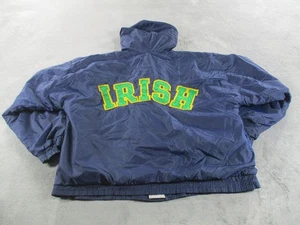 Vintage Gear for Sports Jacket Full Zip Mens XL Lined Irish Notre Dame EUC - Picture 1 of 15