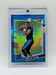 Bryce Young 2023 Panini Donruss Optic Rated Rookie Aqua Blue /299 RC Panthers - Picture 1 of 2