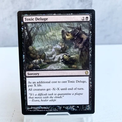 MTG Toxic Deluge Commander 2013 C13 Sorcery Black EDH Staple Card - Image 1 of 4