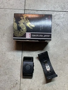 Reloj Tokyo Flash KISAI SEVEN Tron Legacy Negro Edición Limitada Para Piezas Reparación - Imagen 1 de 16