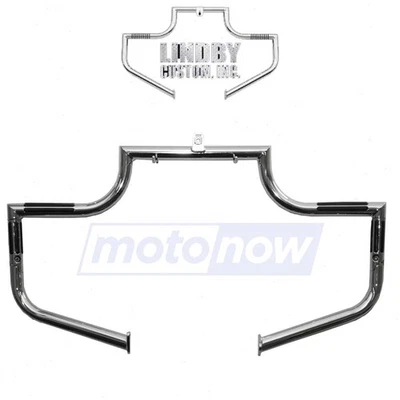 Lindby Twinbar Highway Bar for 2014-2020 Harley Davidson FLHTCUTG Tri Glide kf Foto 1 de 4