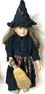 Vintage 23" My Twinn Doll Madison Halloween vestito vestito cappello scopa *senza bambola* - Foto 1 di 4