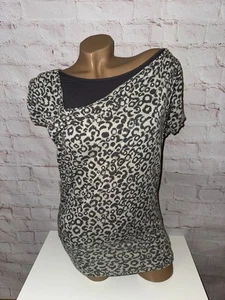 Shirt mit Wasserfallausschnitt  , Einsatz & breitem  Bund geschätzte Grösse XS/S - Bild 1 von 3