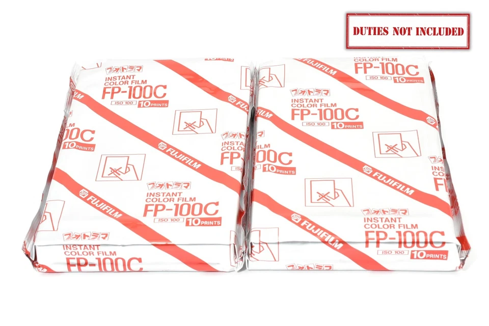[Sin usar] Envío gratuito Fujifilm FP-100C FP película instantánea a color 2 paquetes de JAPÓN Foto 1 de 4